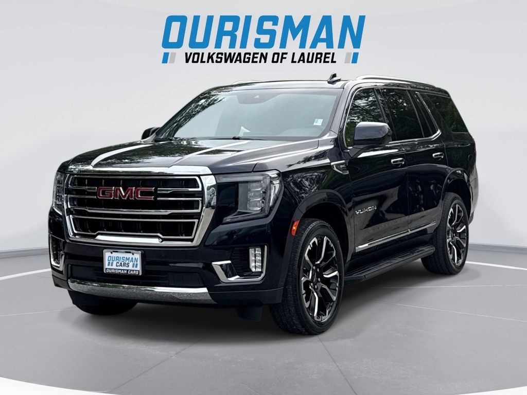 Midnight Blue Metallic 2023 GMC Yukon SUV / Crossover Four-Wheel Drive