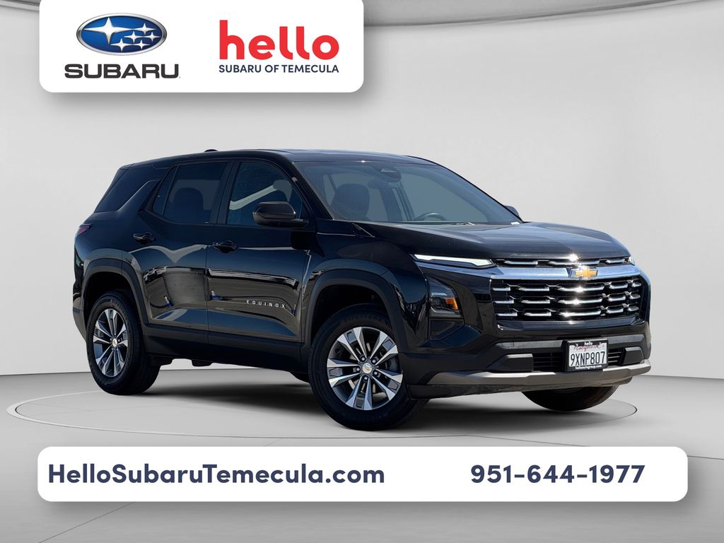 Mosaic Black Metallic 2025 Chevrolet Equinox SUV / Crossover Front-Wheel Drive Continuously Variable Transmission