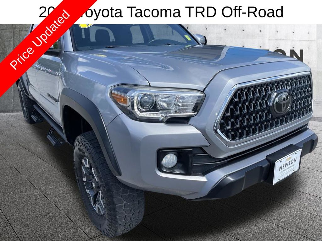 Silver Sky Metallic 2018 Toyota Tacoma Pickup Truck 4X2 6-Speed Automatic