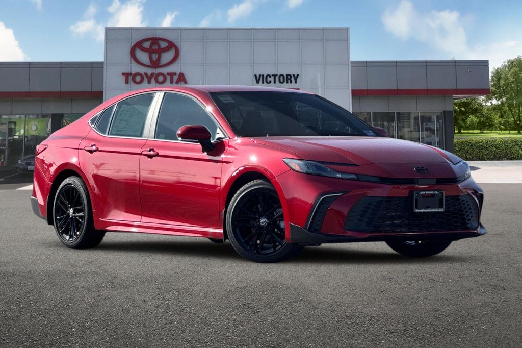 New 2026 Red Toyota SE image 2