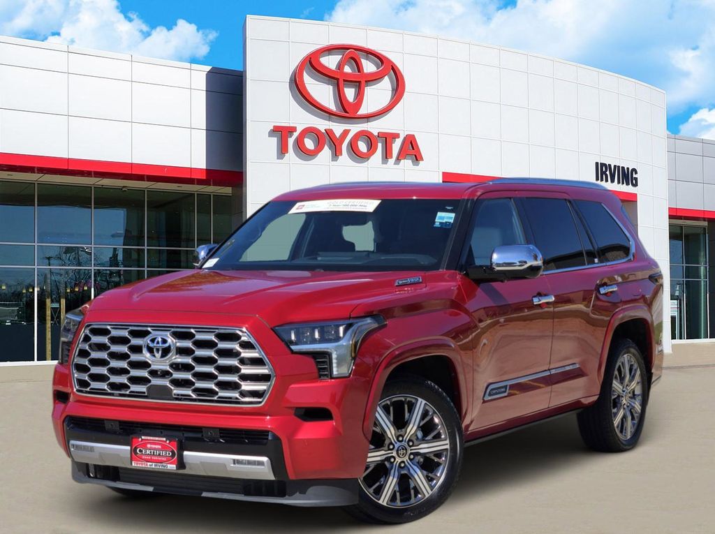 Supersonic Red 2023 Toyota Sequoia Capstone 4WD SUV / Crossover Four-Wheel Drive Automatic