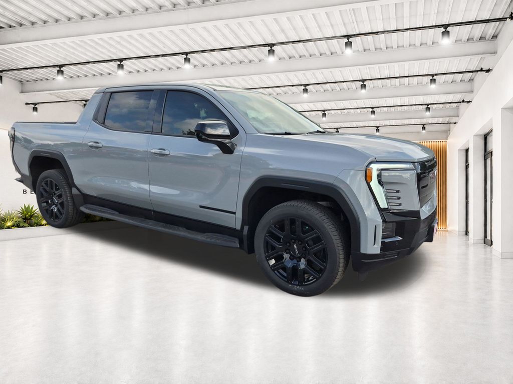 Gray 2026 GMC Sierra EV Pickup Truck All-Wheel Drive 1-Speed Automatic