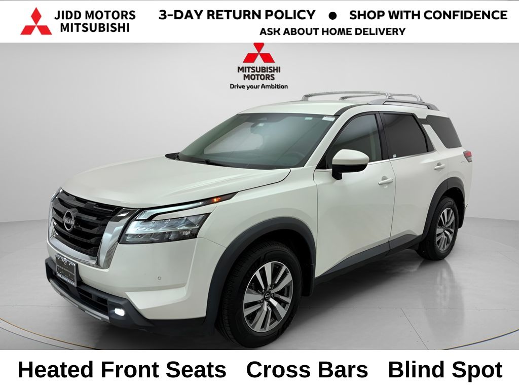 Pearl White Tricoat 2022 Nissan Pathfinder SUV / Crossover All-Wheel Drive 9-Speed Automatic