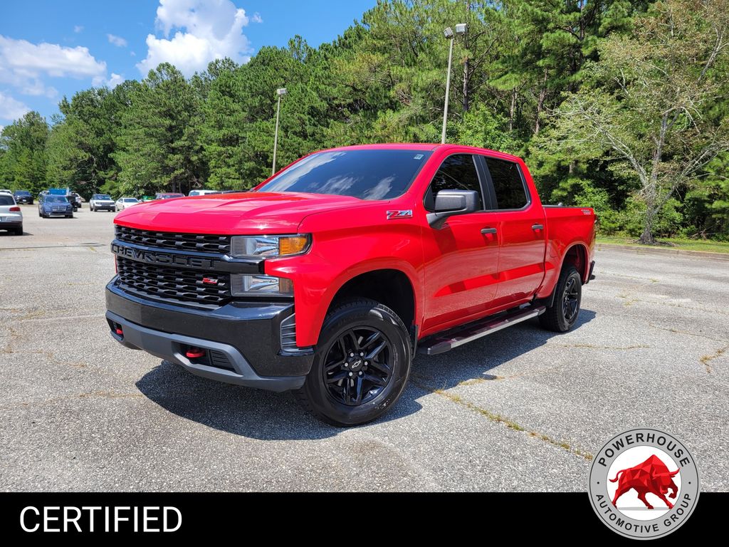 Red Hot 2019 Chevrolet Silverado 1500 Pickup Truck Four-Wheel Drive 6-Speed Automatic Overdrive