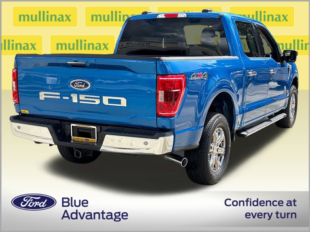 Certified Used 2021 Blue Ford XLT image 4