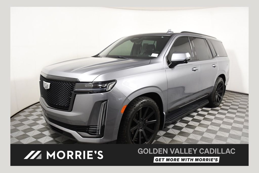 Gray (Satin Steel Metallic) 2021 Cadillac Escalade SUV / Crossover Four-Wheel Drive