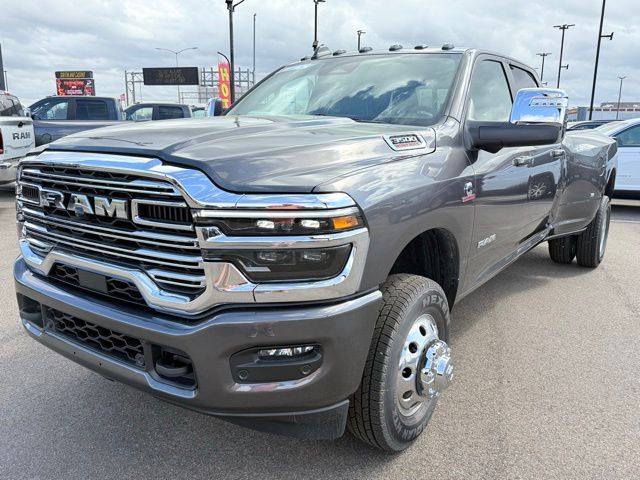 Gray (Granite Crystal Metallic Clearcoat) 2026 RAM 3500 Laramie Crew Cab LB DRW 4WD Pickup Truck Four-Wheel Drive 8-Speed Automatic
