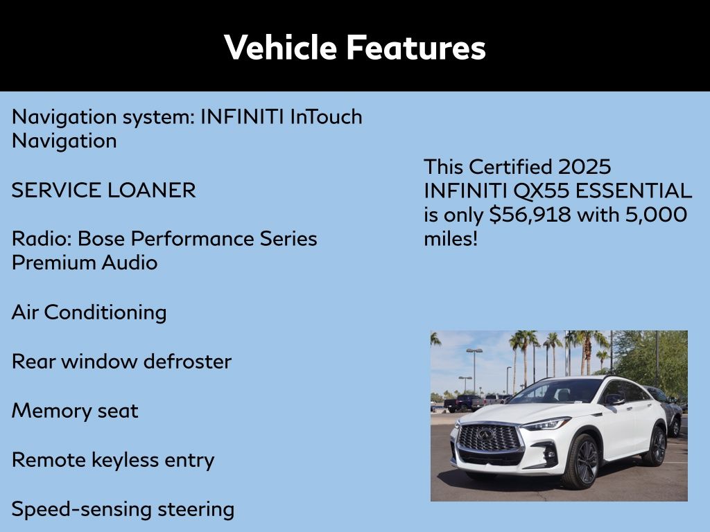 2025 INFINITI QX55 ESSENTIAL 2