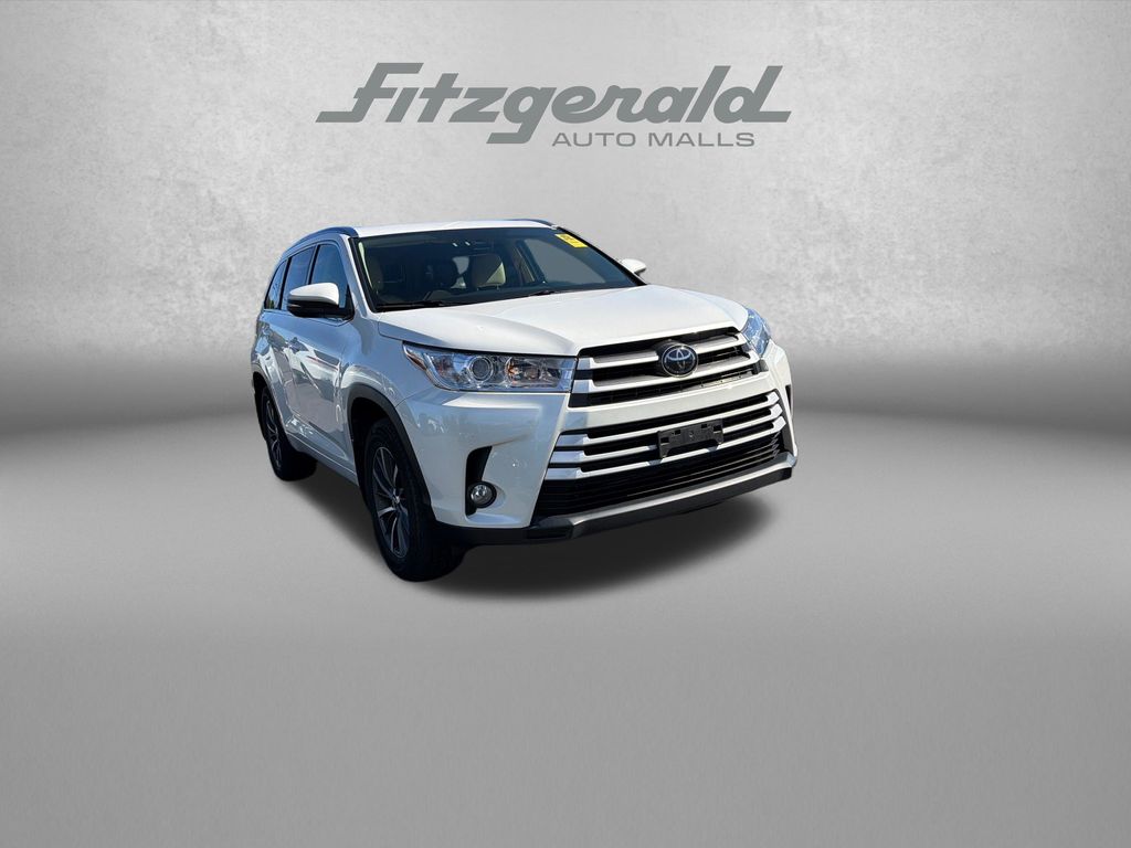 White (Blizzard Pearl) 2018 Toyota Highlander SUV / Crossover All-Wheel Drive 8-Speed Automatic