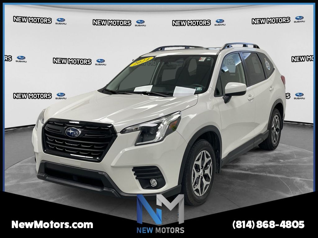 Crystal White Pearl 2024 Subaru Forester SUV / Crossover All-Wheel Drive Continuously Variable Transmission