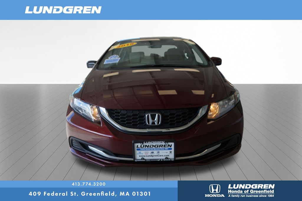 Used 2015 Honda Civic LX with VIN 19XFB2F56FE251463 for sale in Greenfield, MA