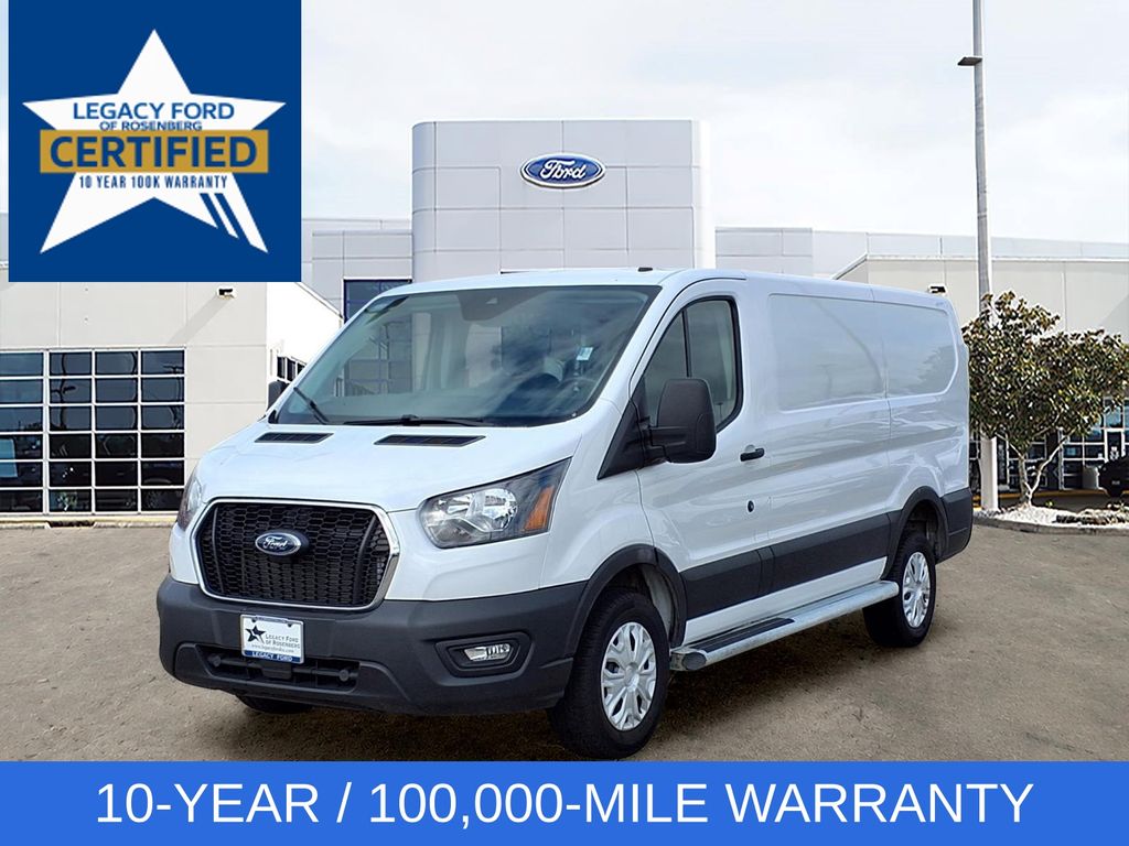 Oxford White 2025 Ford Transit Cargo Van Rear-Wheel Drive