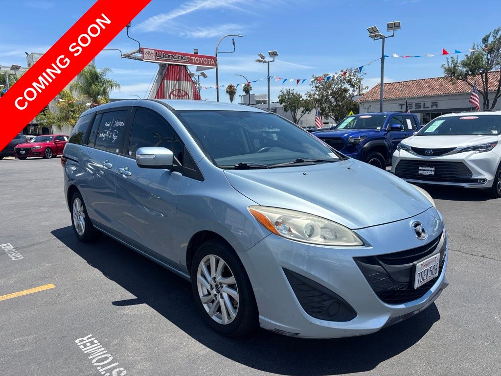 CLEAR WATER BLUE 2013 Mazda MAZDA5 Minivan Front-Wheel Drive 5-Speed Automatic Overdrive