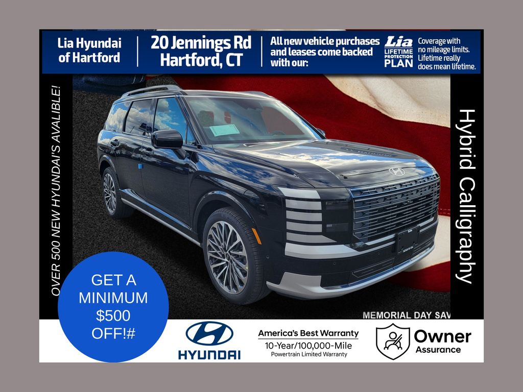 Abyss Black Pearl 2026 Hyundai Palisade Hybrid Calligraphy AWD SUV / Crossover All-Wheel Drive 6-Speed Automatic