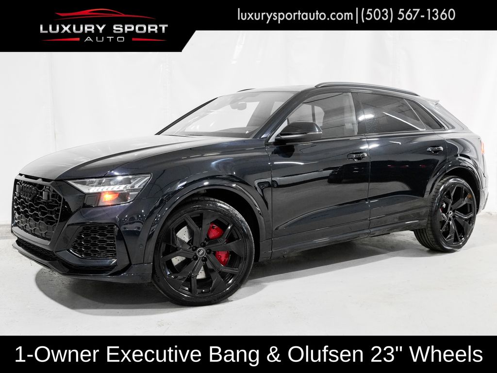 Orca Black Metallic 2021 Audi RS Q8 SUV / Crossover All-Wheel Drive 8-Speed Automatic
