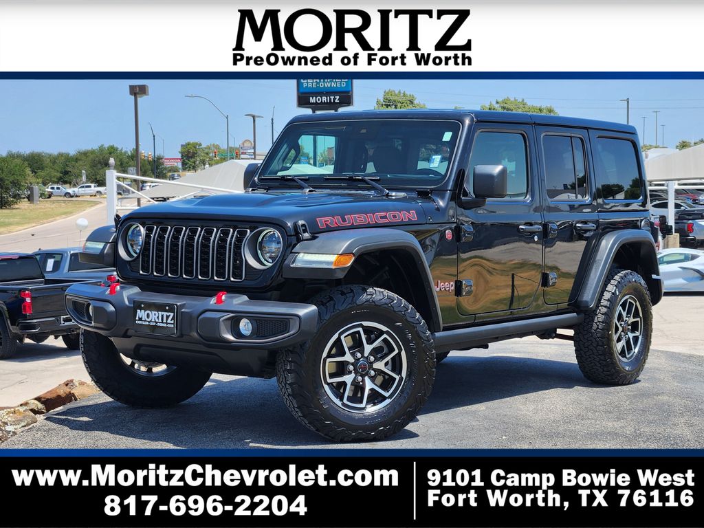 Black Clearcoat 2025 Jeep Wrangler SUV / Crossover Four-Wheel Drive 8-Speed Automatic