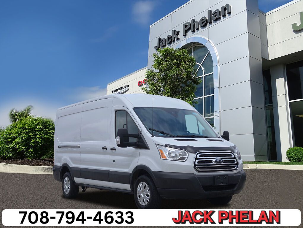 Oxford White 2015 Ford Transit Cargo 250 3dr LWB Medium Roof w/Sliding Passenger Side Door Van Rear-Wheel Drive 6-Speed Automatic Overdrive