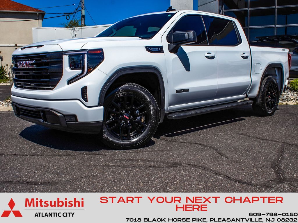 Summit White 2025 GMC Sierra 1500 Pickup Truck Four-Wheel Drive 8-Speed Automatic