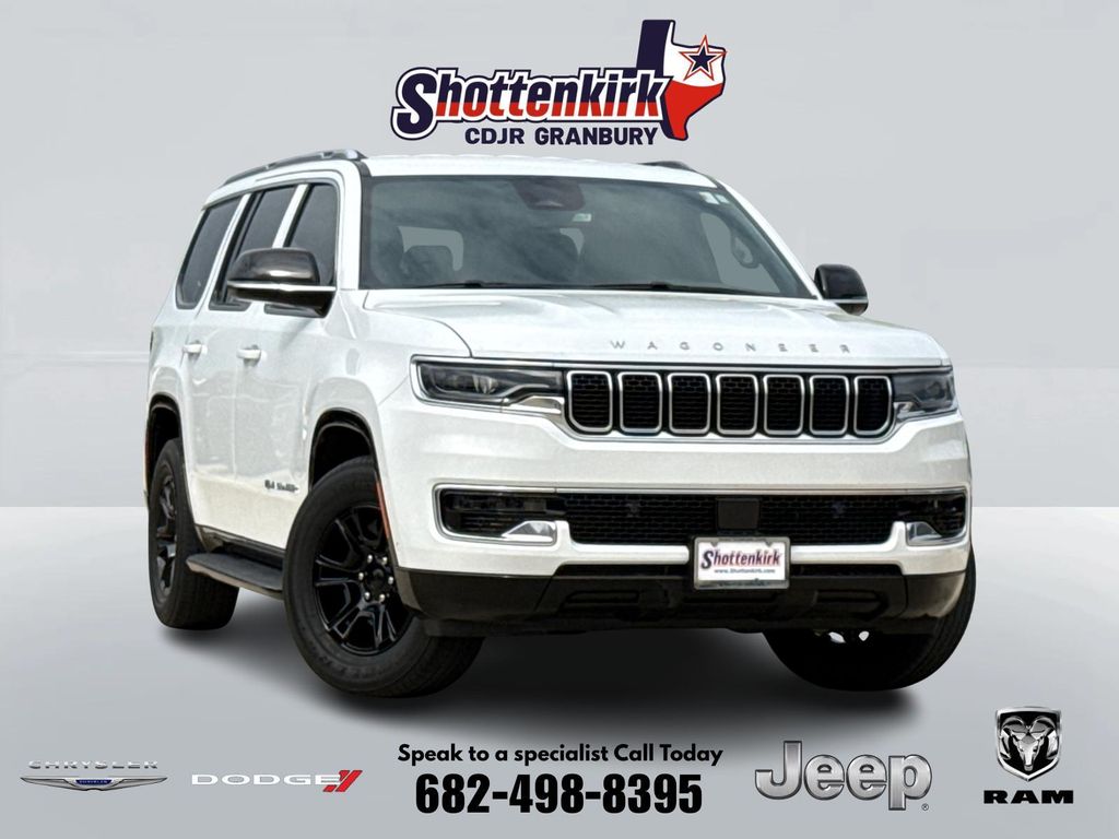 Bright White Clearcoat 2023 Jeep Wagoneer 4WD SUV / Crossover Four-Wheel Drive 8-Speed Automatic
