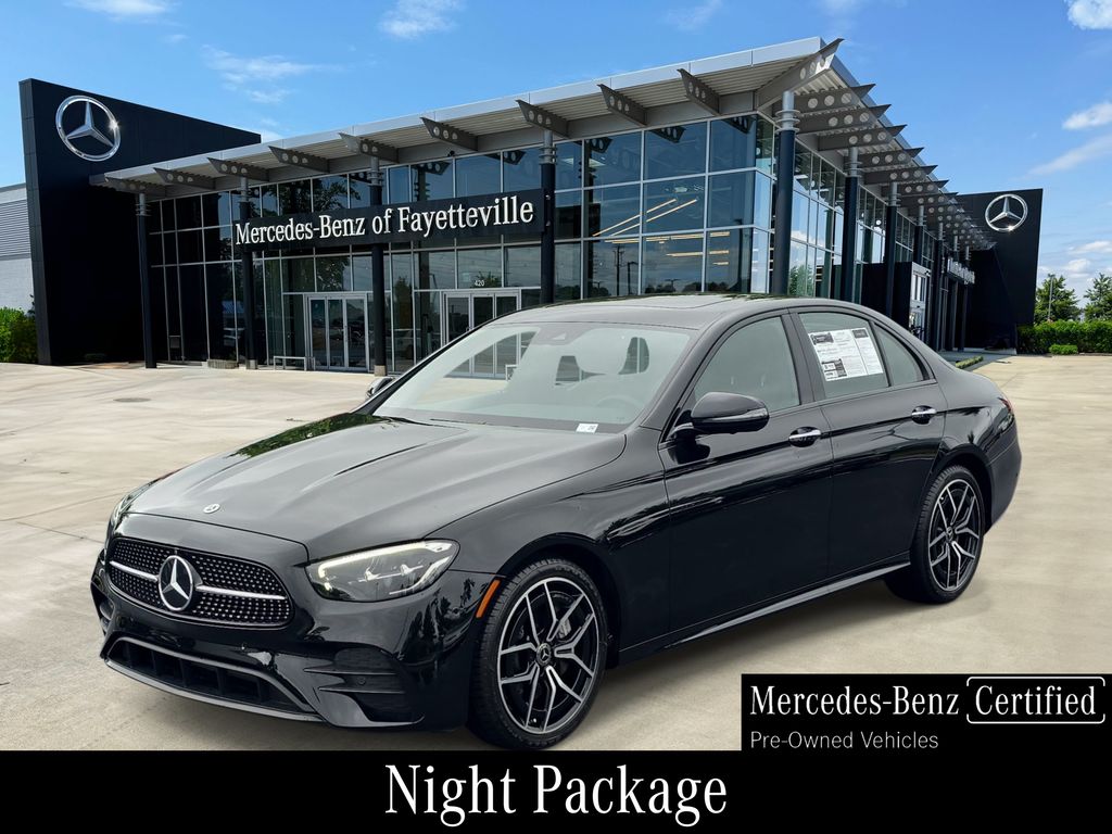 Black 2023 Mercedes-Benz E-Class Sedan Rear-Wheel Drive 9-Speed Automatic