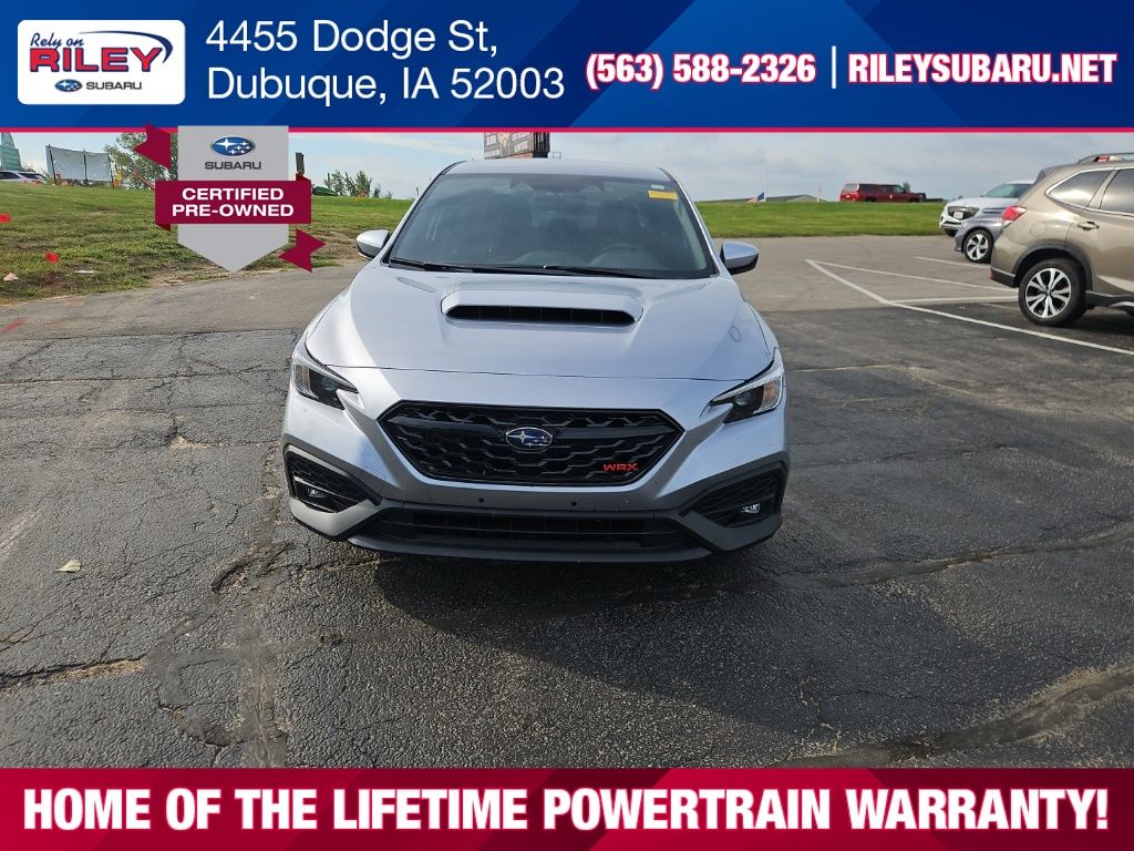 Ice Silver Metallic 2025 Subaru WRX Sedan All-Wheel Drive 6-Speed Manual