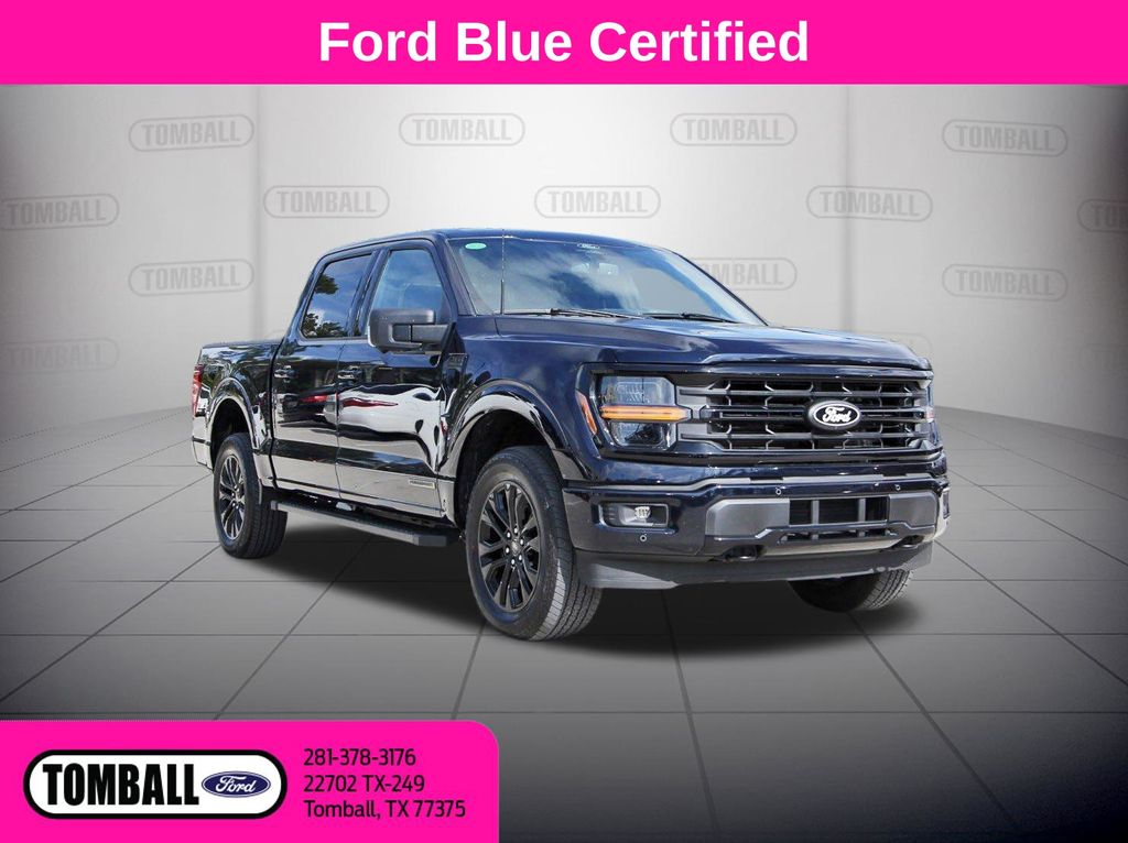 Antimatter Blue Metallic 2024 Ford F-150 Pickup Truck Four-Wheel Drive Automatic