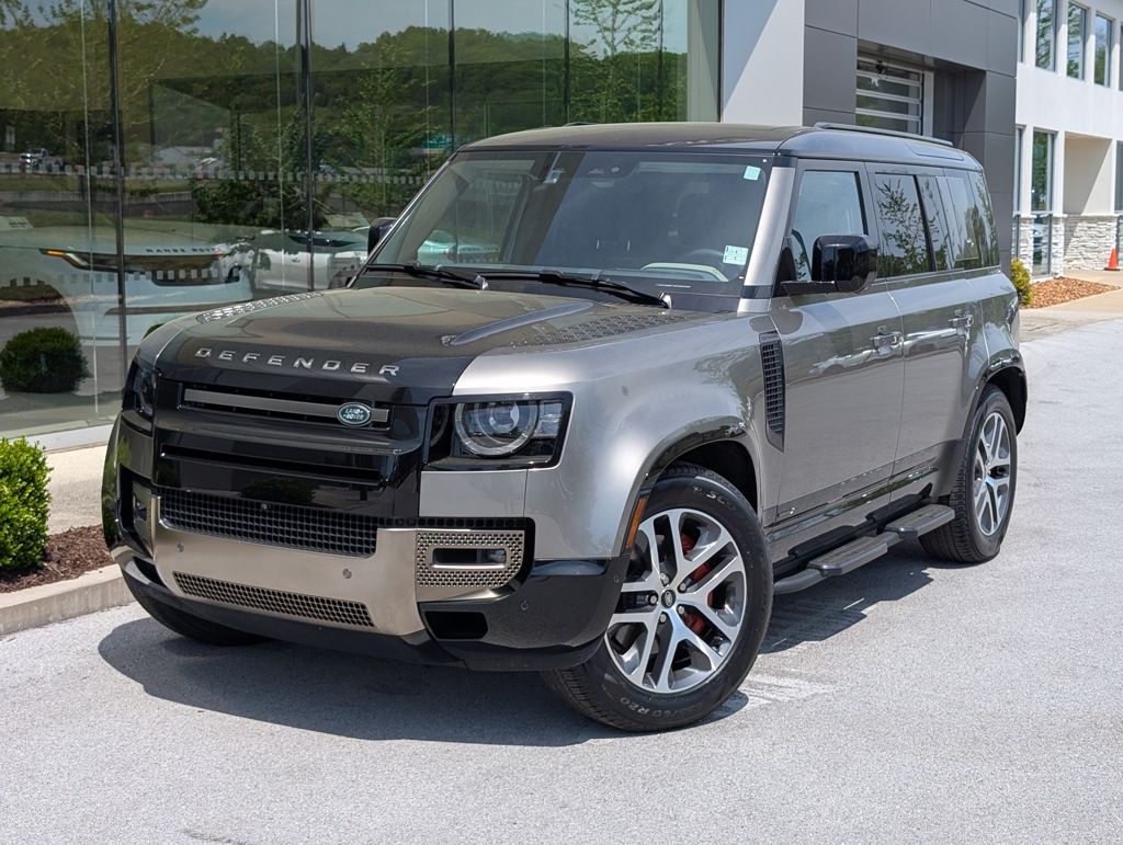Silicon Silver Premium Metallic 2024 Land Rover Defender 110 P400 X AWD SUV / Crossover All-Wheel Drive 8-Speed Automatic
