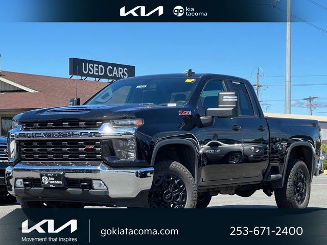 Black 2021 Chevrolet Silverado 2500HD Pickup Truck Four-Wheel Drive Automatic