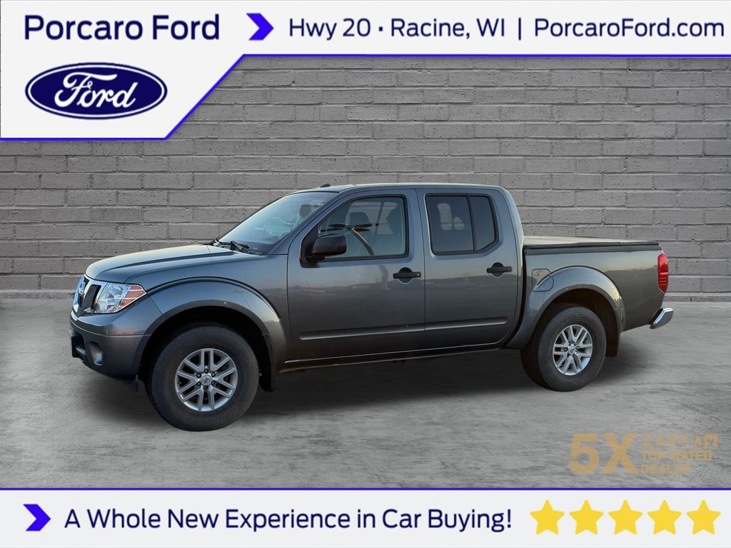 Gray (Gun Metallic) 2017 Nissan Frontier Pickup Truck Four-Wheel Drive 5-Speed Automatic Overdrive