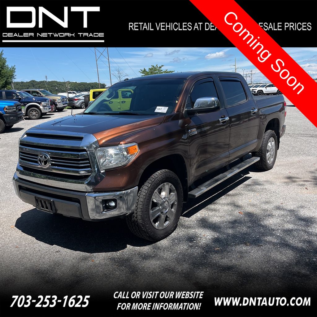 Sunset Bronze 2016 Toyota Tundra Pickup Truck Four-Wheel Drive 6-Speed Automatic Overdrive