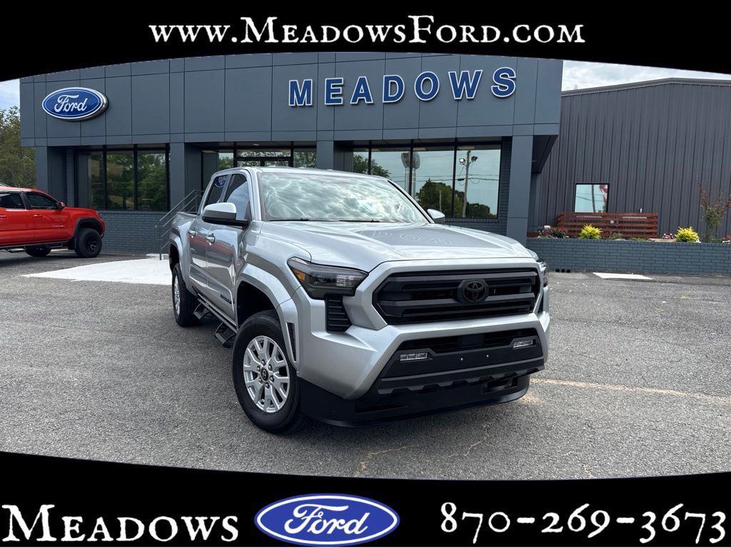 Celestial Silver Metallic 2025 Toyota Tacoma Pickup Truck Four-Wheel Drive 8-Speed Automatic