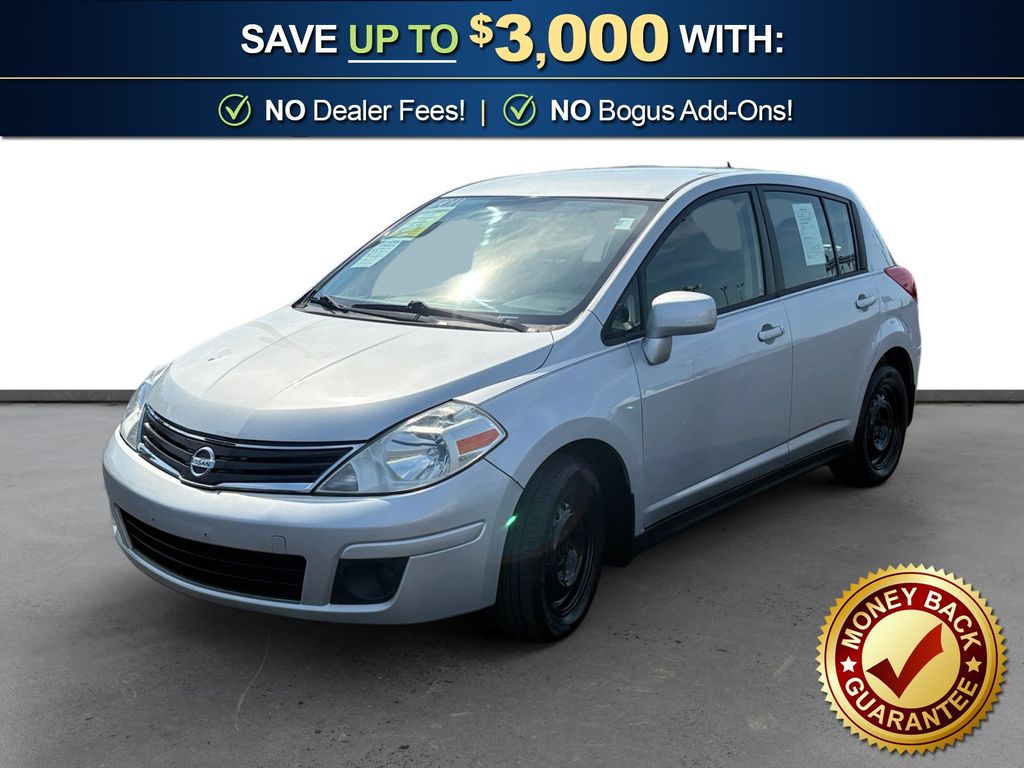 Brilliant Silver Metallic 2011 Nissan Versa Hatchback Front-Wheel Drive 4-Speed Automatic