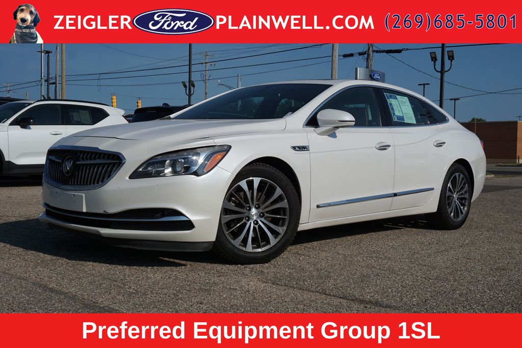 White Frost Tricoat 2017 Buick LaCrosse Sedan Front-Wheel Drive 8-Speed Automatic