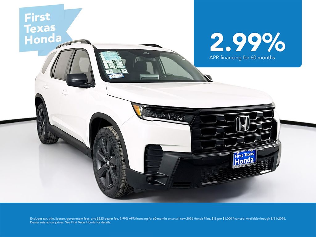 Platinum White Pearl 2026 Honda Pilot SUV / Crossover Front-Wheel Drive Automatic