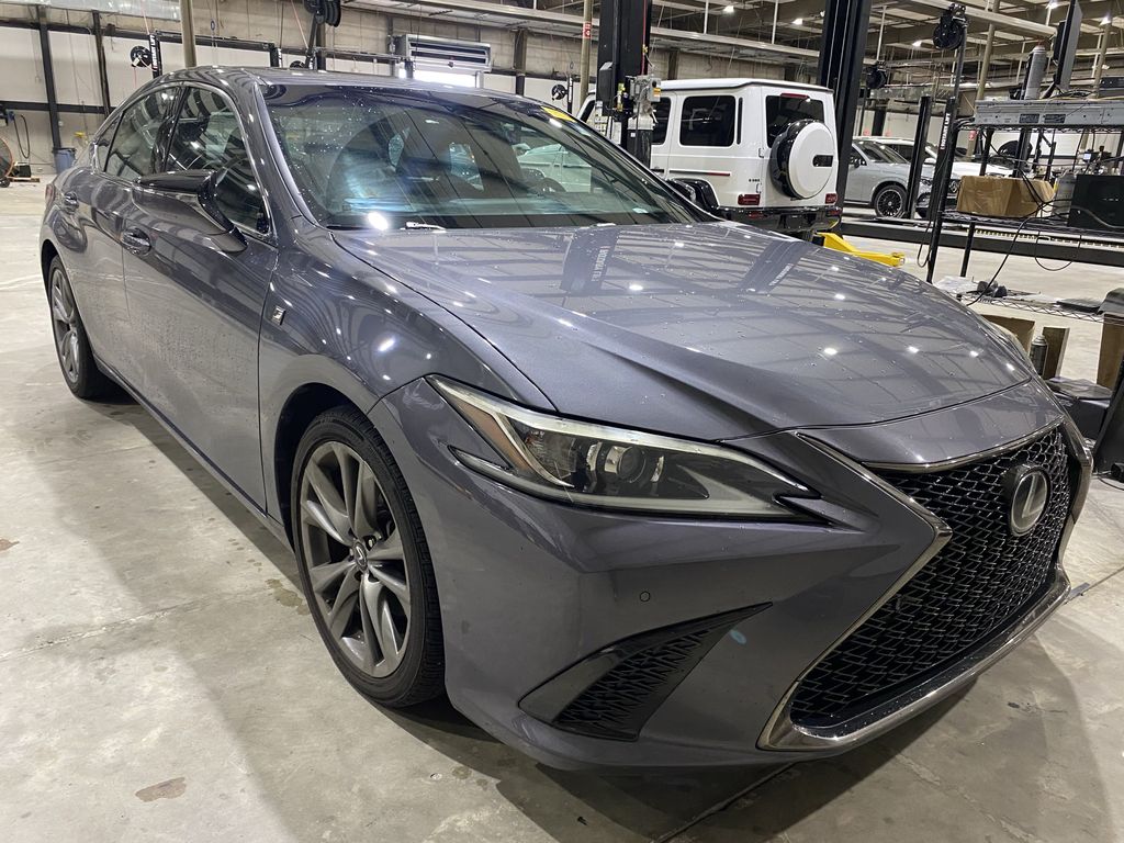 Nebula Gray Pearl 2019 Lexus ES Sedan Front-Wheel Drive 8-Speed Automatic