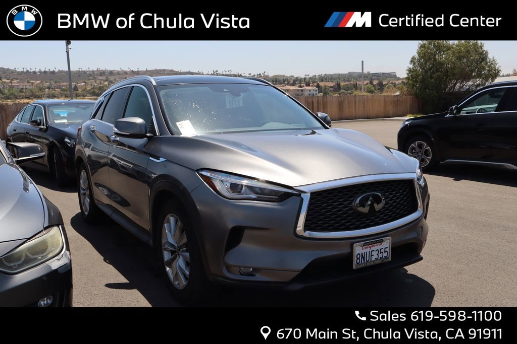 Gray (Graphite Shadow) 2020 INFINITI QX50 Luxe FWD SUV / Crossover Front-Wheel Drive Continuously Variable Transmission