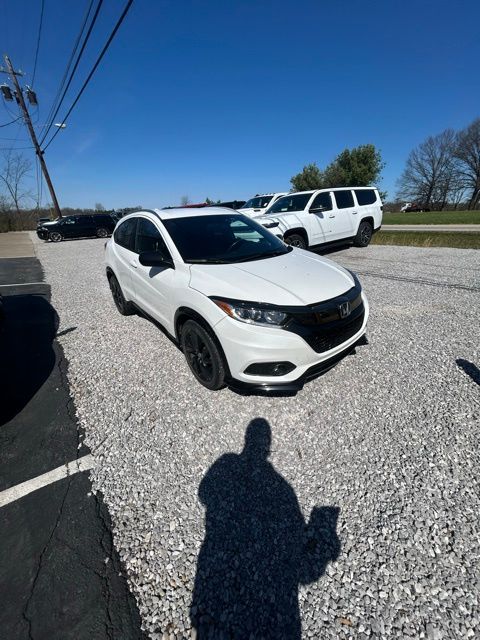 Platinum White Pearl 2021 Honda HR-V Sport AWD SUV / Crossover All-Wheel Drive Continuously Variable Transmission
