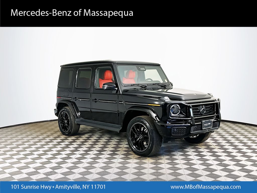Obsidian Black Metallic 2025 Mercedes-Benz G-Class G 550 4MATIC SUV / Crossover All-Wheel Drive 9-Speed Automatic