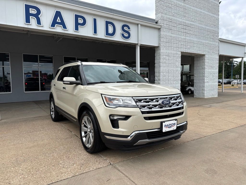 Gray (Platinum) 2018 Ford Explorer SUV / Crossover All-Wheel Drive 6-Speed Automatic