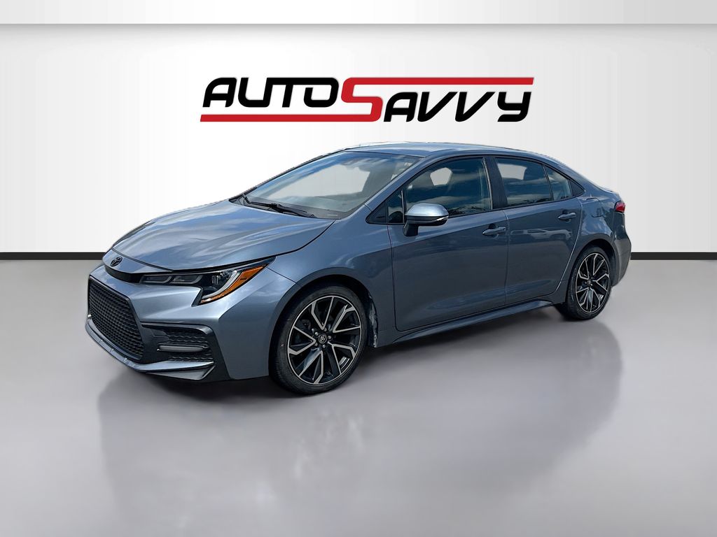 Used 2022 Blue Toyota SE image 3