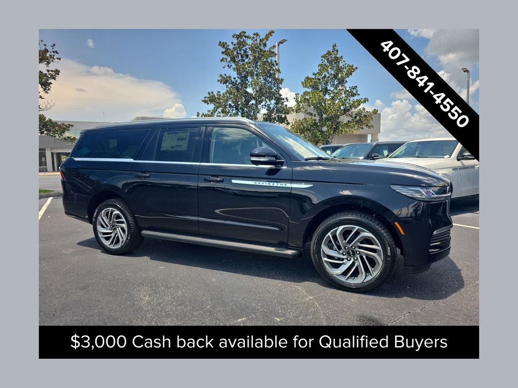 Black Metallic 2026 Lincoln Navigator SUV / Crossover Four-Wheel Drive Automatic