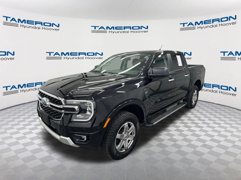Shadow Black 2024 Ford Ranger XLT SuperCrew RWD Pickup Truck 4X2 Automatic