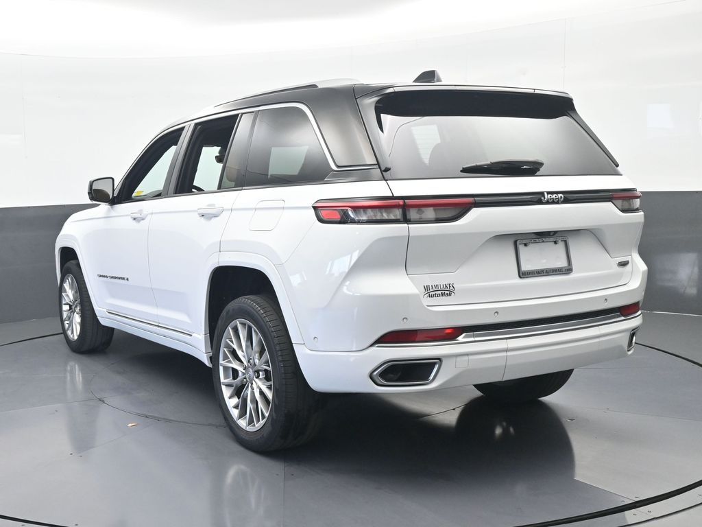 Used 2022 Bright White Clearcoat Jeep Summit image 4