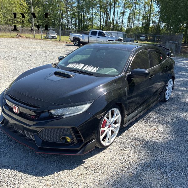 Black 2017 Honda Civic Type R Touring FWD Hatchback Front-Wheel Drive 6-Speed Manual