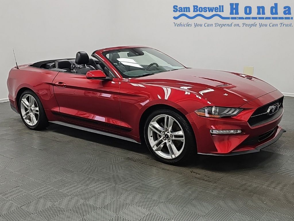 Red Metallic 2021 Ford Mustang Convertible Rear-Wheel Drive Automatic