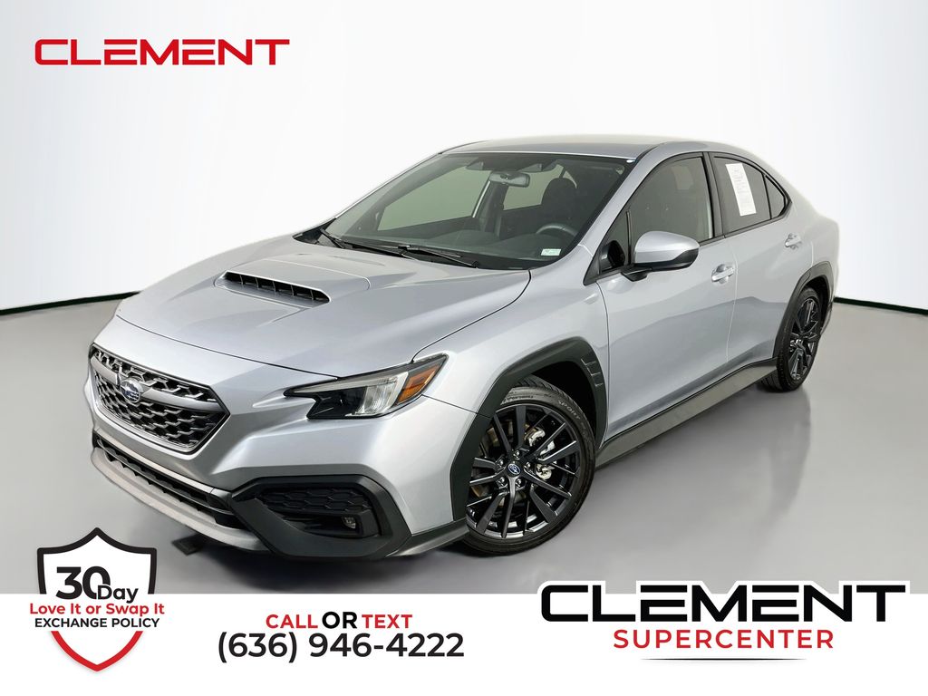Ice Silver Metallic 2024 Subaru WRX Sedan All-Wheel Drive 6-Speed Manual