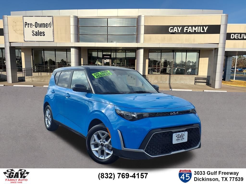 Surf Blue w/Black Roof 2025 Kia Soul S FWD SUV / Crossover Front-Wheel Drive Continuously Variable Transmission