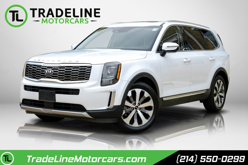 Snow White Pearl 2020 Kia Telluride EX AWD SUV / Crossover All-Wheel Drive 8-Speed Automatic