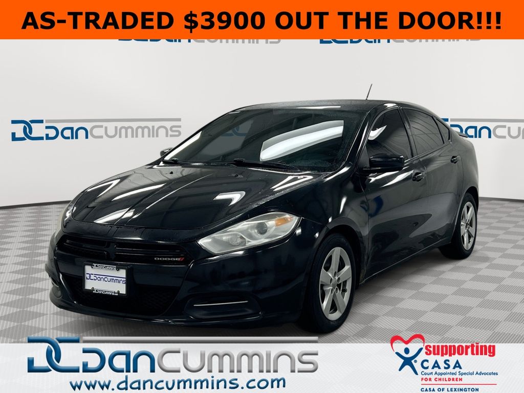 Pitch Black Clearcoat 2015 Dodge Dart SE FWD Sedan Front-Wheel Drive 6-Speed Automatic