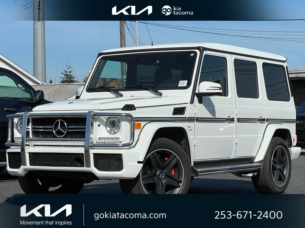 White 2014 Mercedes-Benz G-Class SUV / Crossover All-Wheel Drive 7-Speed Automatic